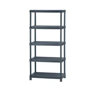 Estanteria Vent 18 pulgadas 5 Niveles 90.5x189x45.7cm Negro Rimax