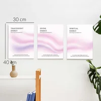 Cuadros Triptico Transcendent 30 cm x 40 cm