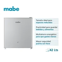 Minibar Mabe 42 Litros Inoxidable Rmf02brx1
