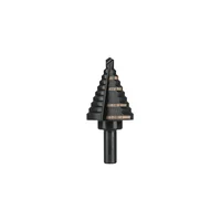 Broca Escalonada 1/4 pulgadas a 1.3/8 pulgadas de 10 Escalones Óxido Negro Set X 15 Unidades