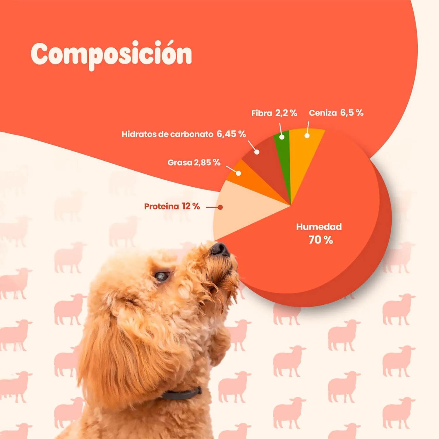 Kiko Natu Lamb Comida Húmeda Natural Monoprotéico Para Perros 60% Carne Real De Cordero 400g 4