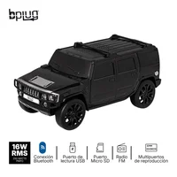 Parlante Recargable Tipo 4X4 16W Rms Radiofm Negro