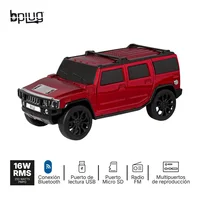 Parlante Recargable Tipo 4X4 16W Rms Radio Fm Rojo
