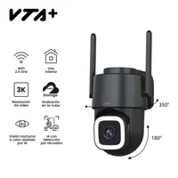 Camara Wifi Movimiento Con Ia Exterior 3K Cygnus