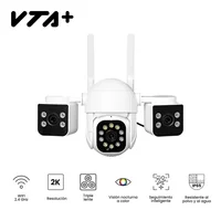 Camara Wifi Movimiento Exterior 2K 3 Lentes Thryce