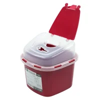 Recipiente Guardián 1.3 Litros 13.5cm Desechos Cortopunzantes Plástico