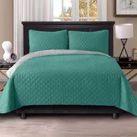 Colcha Sencilla Gris Verde
