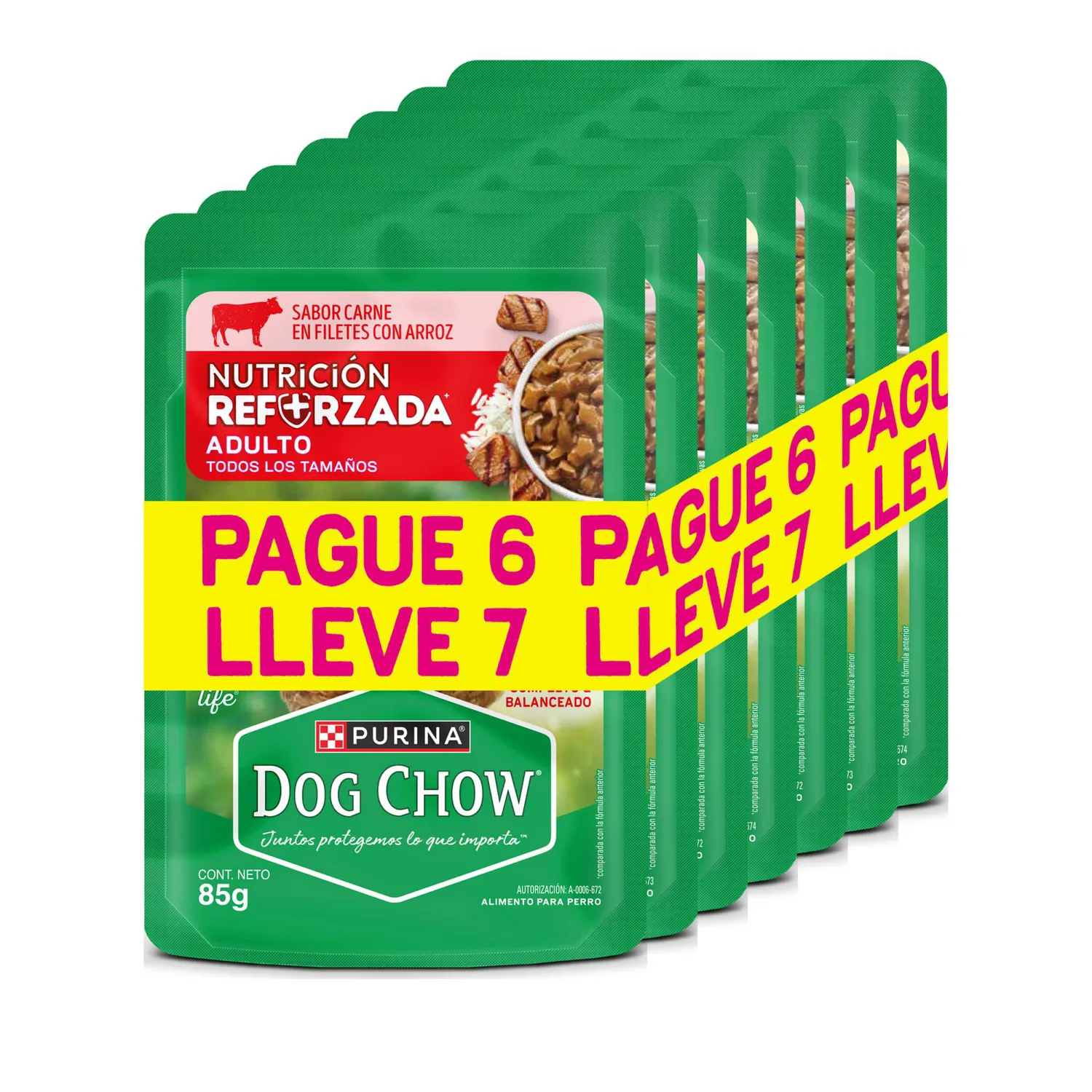 Comida Húmeda Perro Dog Chow Multipack 7und 85gr