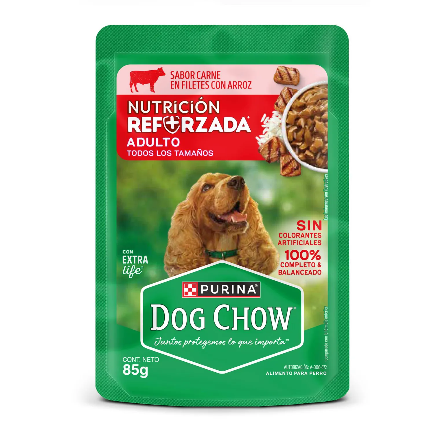 Comida Húmeda Perro Dog Chow Adulto Carne 85gr