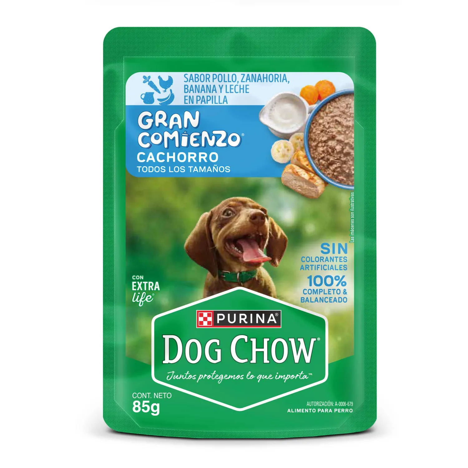 Comida Húmeda Perro Dog Chow Cachorro Pollo 85gr