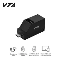 Adaptador Multipuertos de Usb-c a 3 Salidas Usb-a
