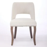 Sillas Auxiliares para Comedor Modernas de Madera Tapizadas Juego de 2