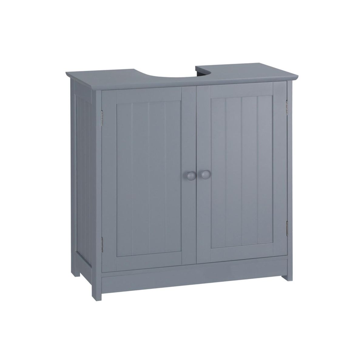 Mueble Complemento para Baños con Puertas MDF Blanco 60x30x15 cm ...