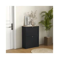 Zapatero Organizador Maxflex Puertas Estantes Moderno Blanco Flexible
