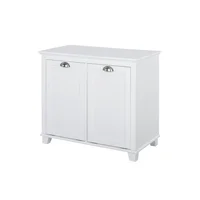 Organizadores de Baño 2 Niveles Madera Blanco
