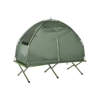 Carpas Camping 1 Persona Plegable con Catre y Colchón Integrado Genérico
