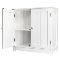 Mueble Complemento para Baños con Cerradura Blanco Diseño Moderno