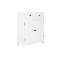 Mueble Complemento para Baños con Puertas Madera Cajón Diseño Elegante