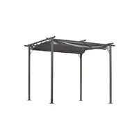Pérgola Alero de Tela Impermeable para Instalación en Ventana Verde