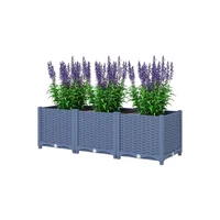 Matera Rectangular Plástico Resistente 120x60 cm Verde