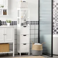Mueble Complemento para Baños Blanco Envío Rápido Diseño Compacto