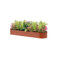 Matera Rectangular Plástico Resistente 120x60 cm Exterior