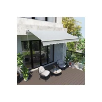 Toldo Alero Impermeable para Ventana y Puerta Gris