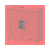 Mueble Complemento para Baños Moderno Blanco 60x50x15 cm Diseño Contemporáneo