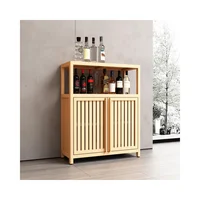 Mueble Complemento para Baños Bambú Madera Estantes Blanco Almacenamiento Completo
