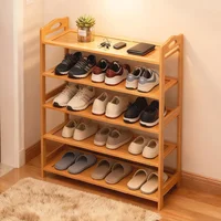 Zapatero Bambú 5 Capas 68x25x89cm Natural Durable Elegante Ecofriendly