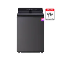 Lavadora o LG Carga Superior 20 Kg con Inteligencia Artificial Wt20pbtx6t Negro Platin