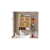 Muebles para Baños Almacenamiento sobre Inodoro en Bambú Clásico Marrón 66.3X59X20.3 cm Winston Porter
