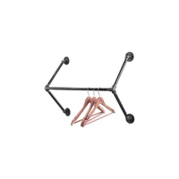 Tendedero de Ropa para Apartamento Williston Forge de Pared 61 cm Tubería Industrial Resistente