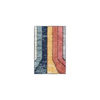 Alfombra Geométrica Infantil Negra 60 x 90 cm Abrams Andover Mills