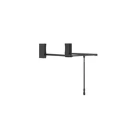 Tendedero de Ropa para Apartamento Hardware Resources de Pared 89 cm Acero Negro