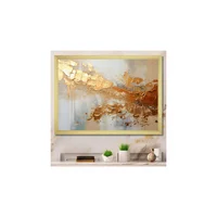 Cuadros Diseño Abstracto Resplandor Dorado de 60,96 x 81,28 cm Hiedra del Bronx