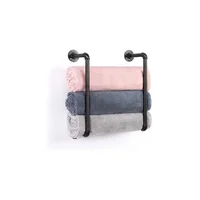 Tendedero de Ropa para Apartamento Williston Forge de Pared 42 cm Metal Negro