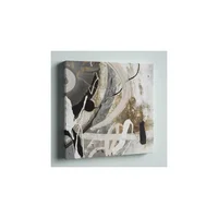 Cuadro con Diseño Abstracto Dorado Moderno de 76 x 76 cm Hiedra del Bronx
