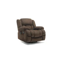 Silla Reclinable Eléctrica Mecedora Gris Oscuro Latitude Run