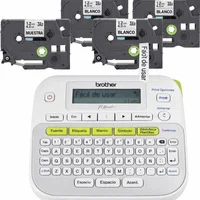 Rotuladora Portátil de Teclado Impresión Térmica 20 Etiquetas por Minuto Brother