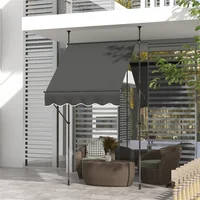 Toldo de Patio Retráctil Impermeable para Terraza y Exterior
