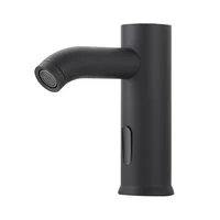 Grifería Baja Sensor Luxury Negra