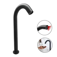 Griferia Sensor Alta Negra Luxury Manos Libres