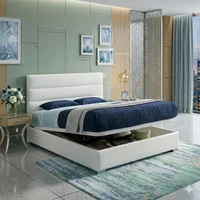Combo Prime Doble Base Baul Cabecero Colchon Ortepedico Almohadas y Protector