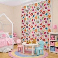 Cortina Visillo Hanna 140x220cm Flores
