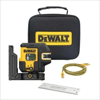 Nivel Laser 45/100m Cruz Verde 2 Puntos Recargable USB + Plomada Dewalt