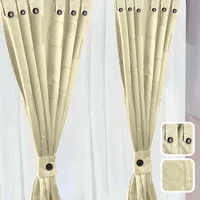 Cortina Jacquard Beige 280cm*200cm
