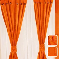 Cortina Jacquard Naranja 280cm*200cm