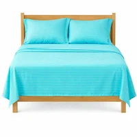 Juego de Sábana Sencilla Turquesa 25cm Altura