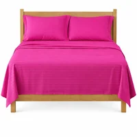 Juego de Sábanas Semidoble Fucsia 25cm Altura